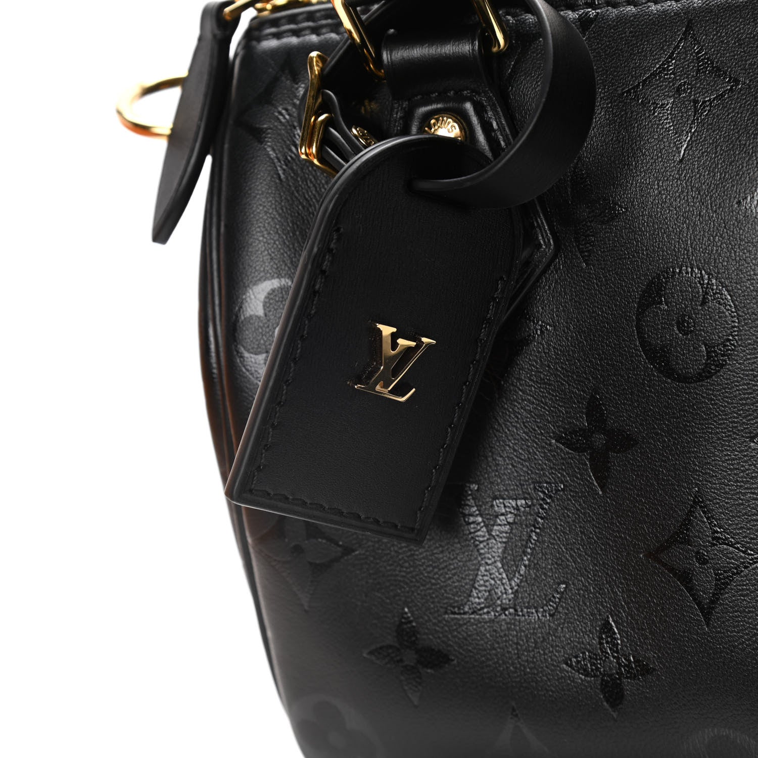 Louis Vuitton Monogram Ink Speedy BB Black 6 of 10