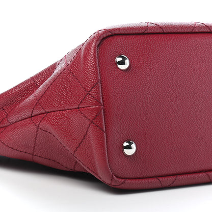 Chanel Grained Calfskin Shopping Fever Tote Red 7 of 8