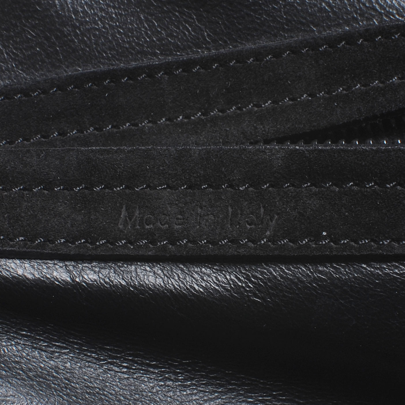 Celine Suede Patent Leather Large Phantom Luggage Black 7 of 8
