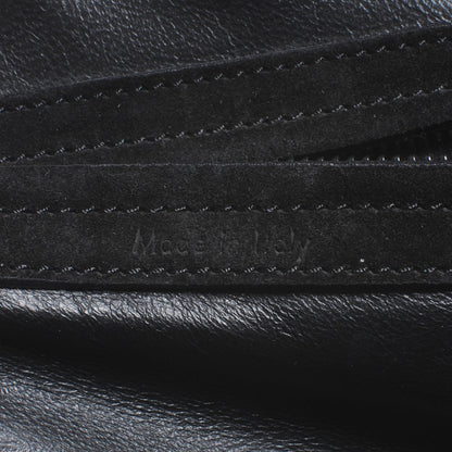 Celine Suede Patent Leather Large Phantom Luggage Black 7 of 8