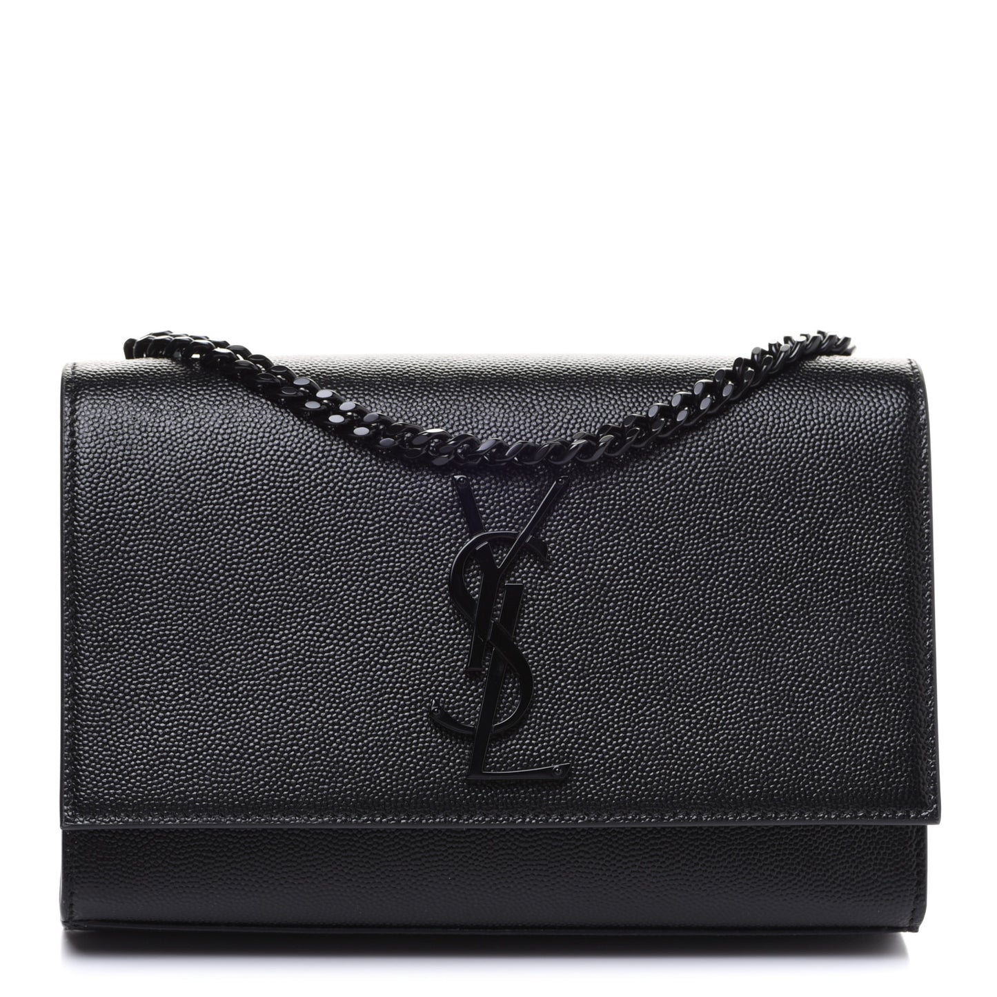 Grain De Poudre Small Monogram Kate Satchel Black