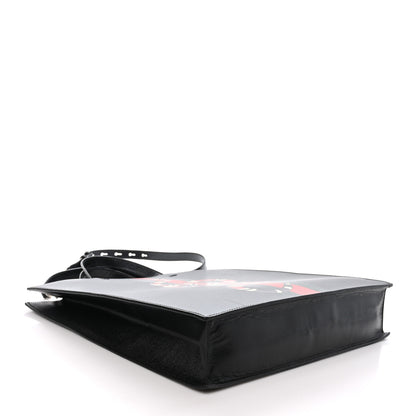 Gucci Calfskin Kingsnake Print Vertical Tote Black 5 of 11