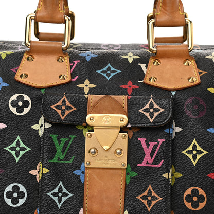 Louis Vuitton Monogram Multicolor Speedy 30 Black 7 of 17