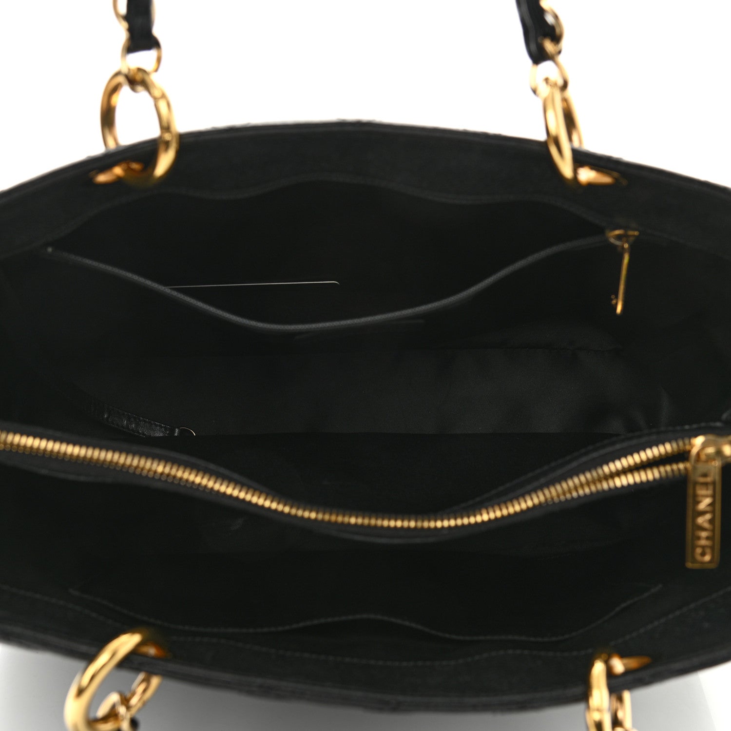 Chanel Caviar Quilted Grand Shopping Tote GST Black 5 of 11