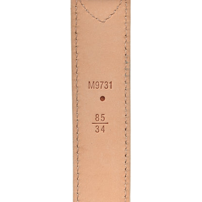 Louis Vuitton Monogram Multicolor Belt 85 34 White Red 3 of 5