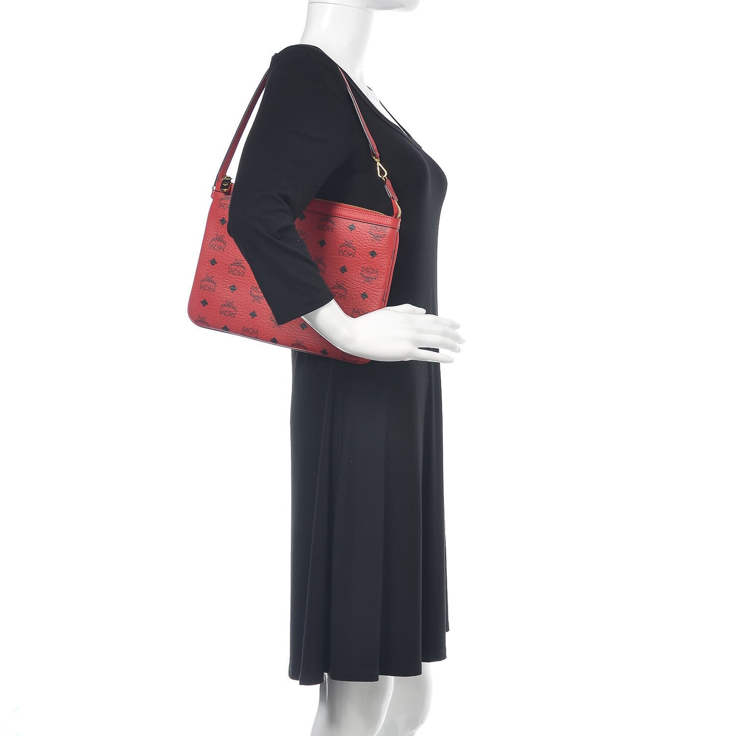 Visetos Liz Shopper Tote Pouch Ruby Red