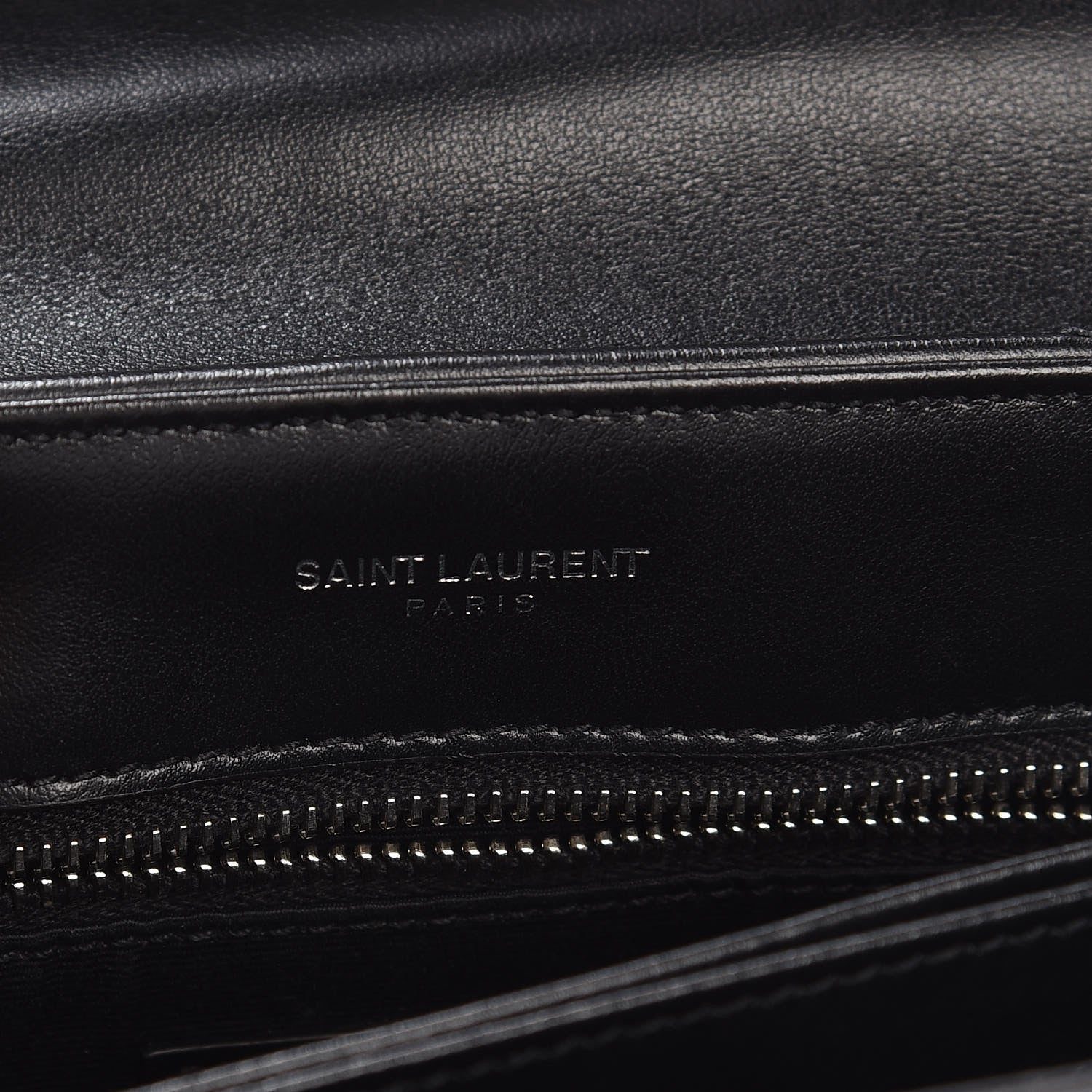 Saint Laurent Calfskin Y Quilted Monogram Toy Loulou Crossbody Bag Black 10 of 12