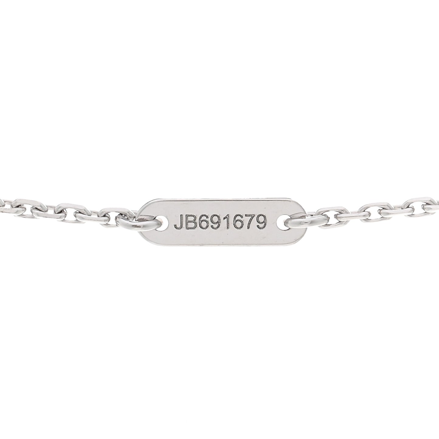 18K White Gold Turquoise Sweet Alhambra Butterfly Pendant Necklace