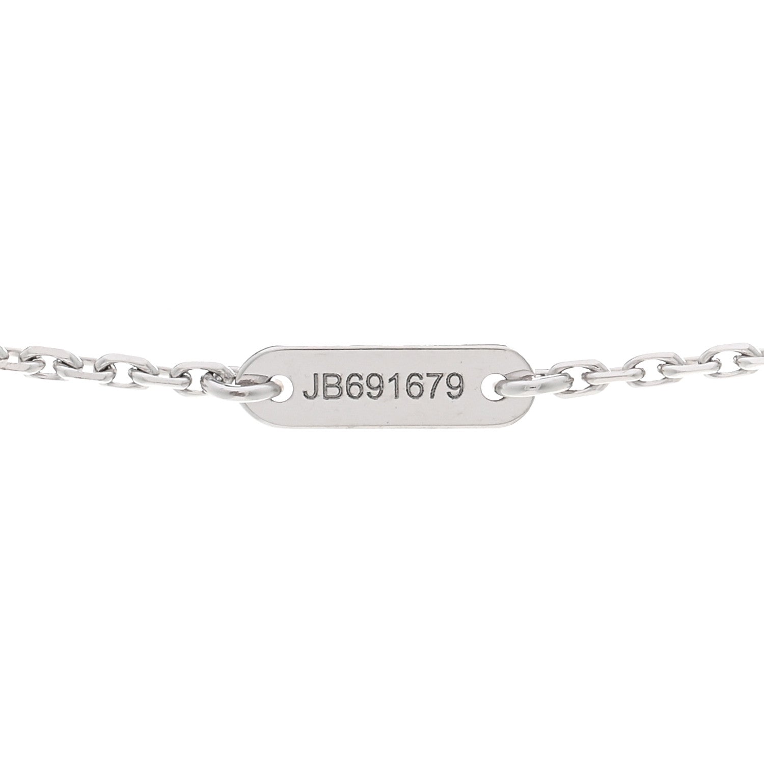 Van Cleef & Arpels 18K White Gold Turquoise Sweet Alhambra Butterfly Pendant Necklace 4 of 5