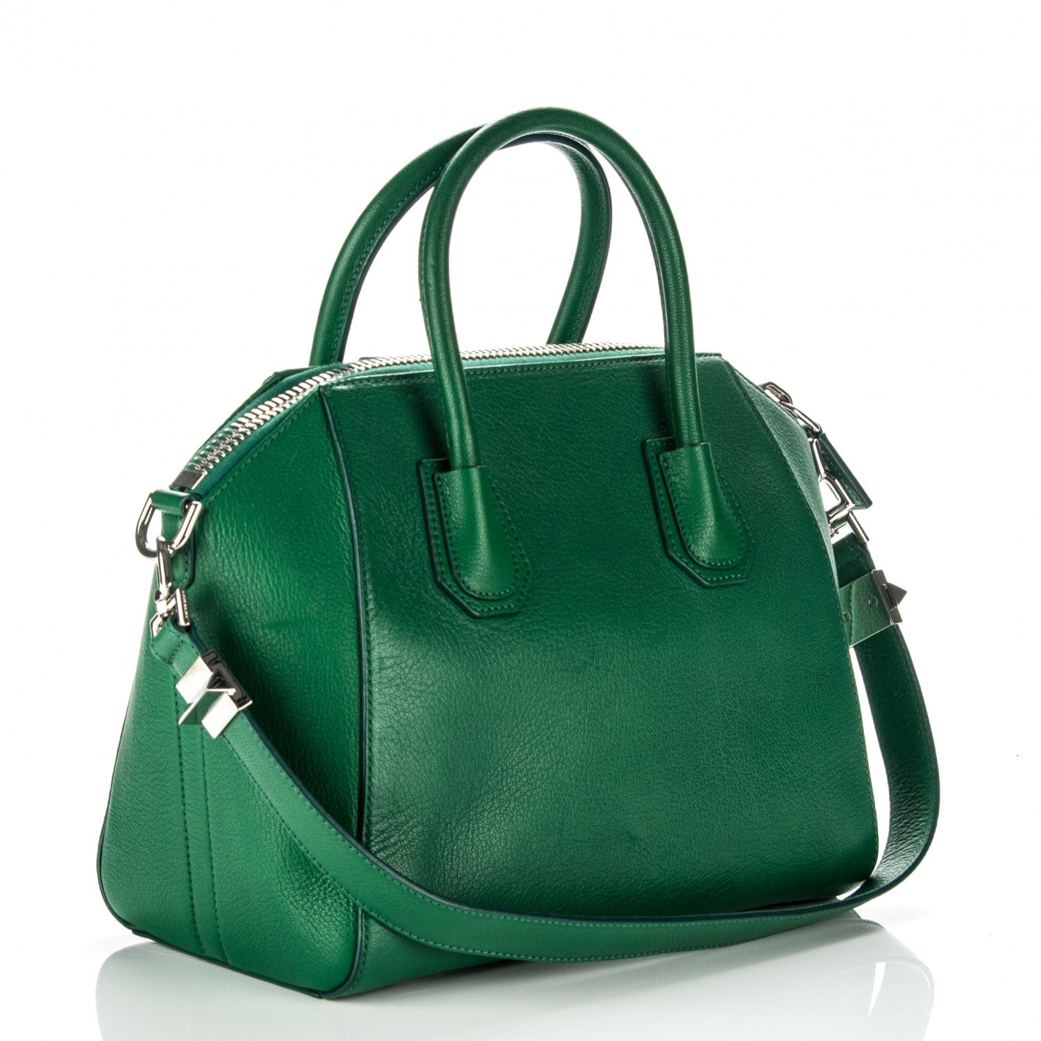 Givenchy Sugar Goatskin Small Antigona Emerald 3 of 7