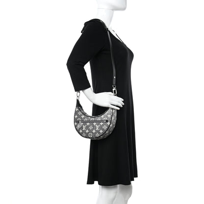 Louis Vuitton Monogram Jacquard Denim Loop Black 2 of 10