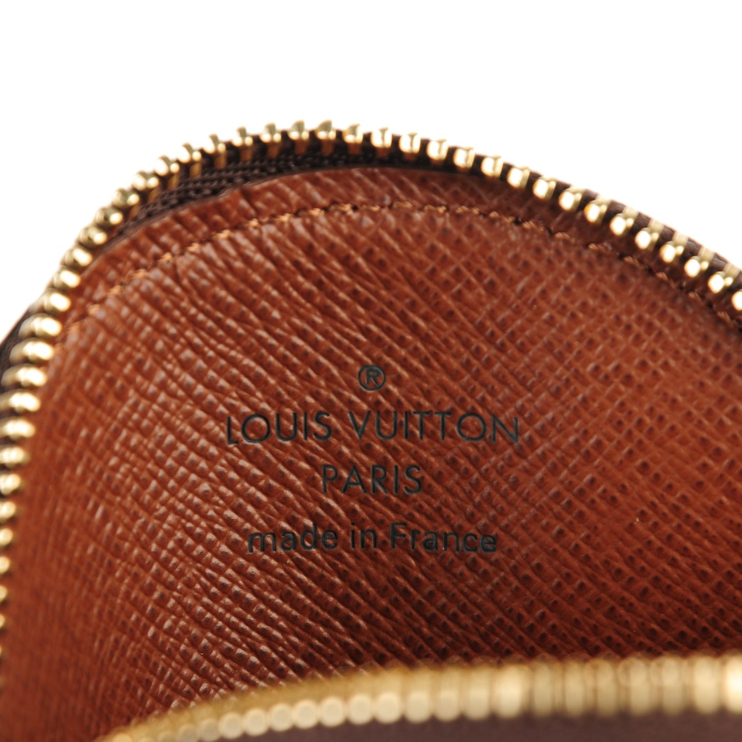 Monogram Round Coin Purse