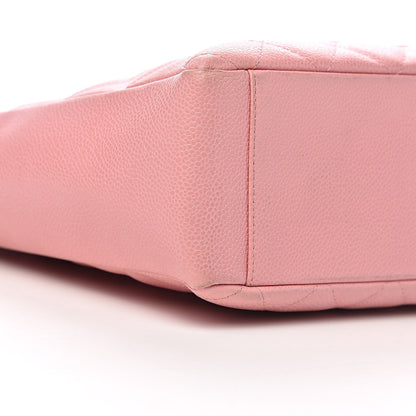 Chanel Caviar Quilted Petit Shopping Tote PST Pink 8 of 12