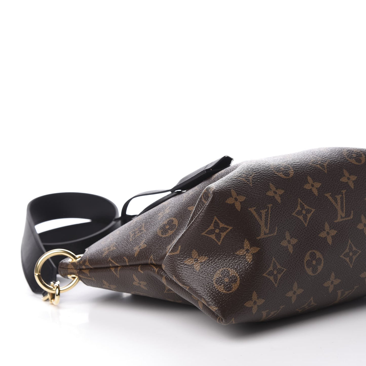 Monogram Flower Zipped Tote PM Black