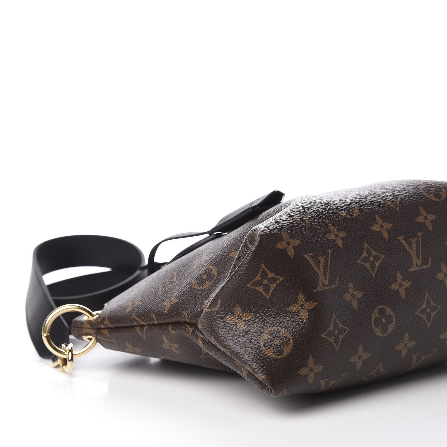 Louis Vuitton Monogram Flower Zipped Tote PM Black 5 of 10