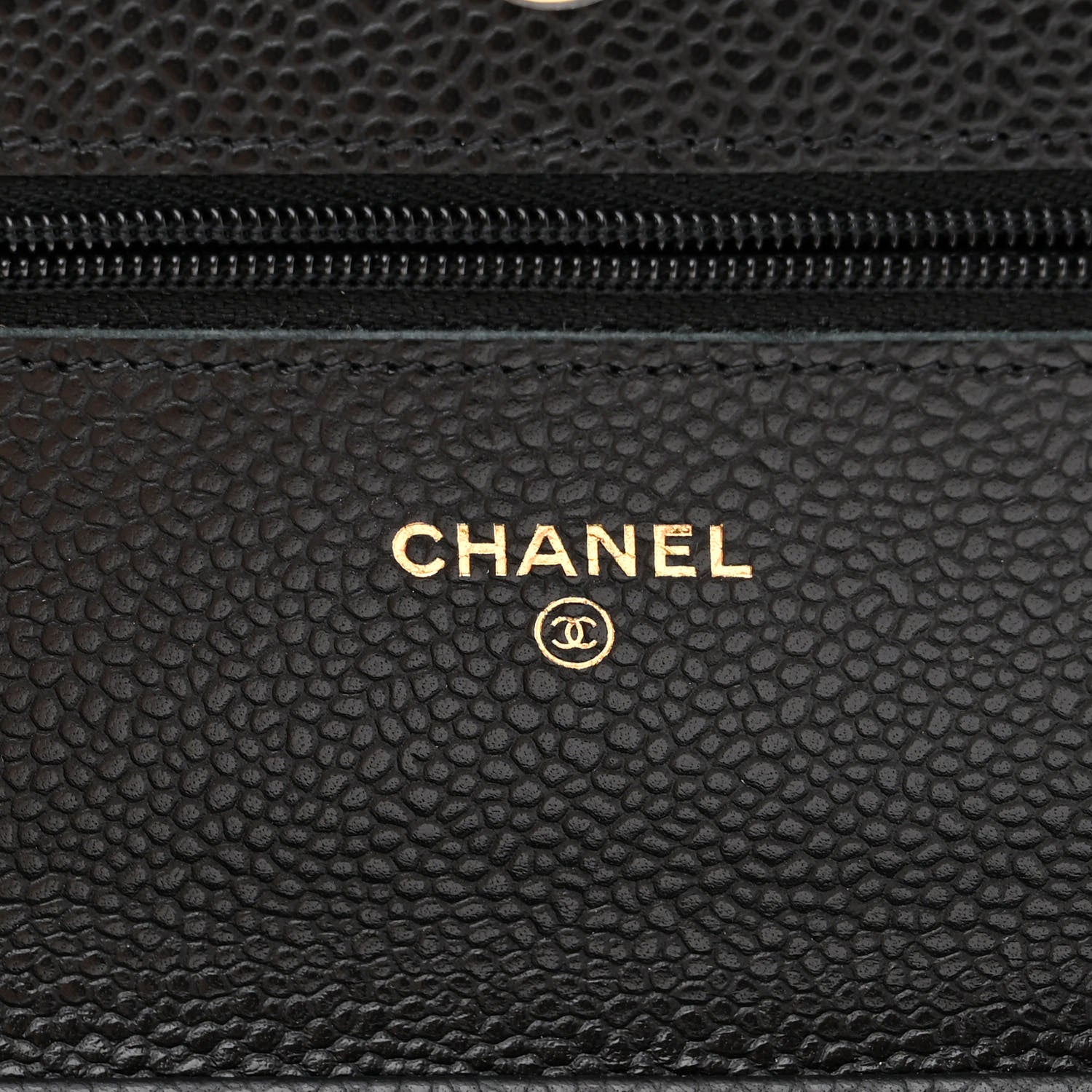 Chanel Caviar Quilted Wallet On Chain WOC Black 6 of 12