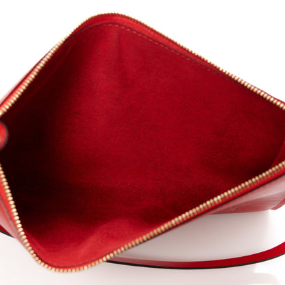 Louis Vuitton Epi Pochette Accessories 24 Castillan Red 5 of 13