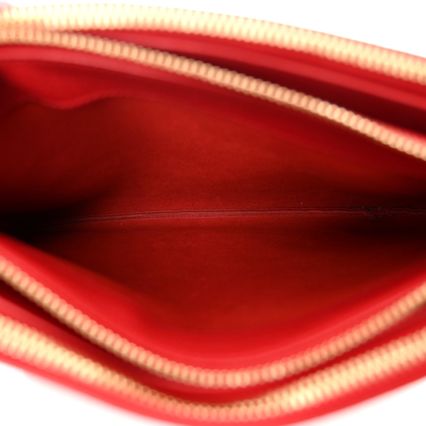 Lambskin Large Trio Crossbody Bag Red