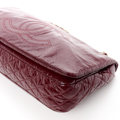 Chanel Vinyl Rock and Chain Medium Flap Bordeaux 11 of 11