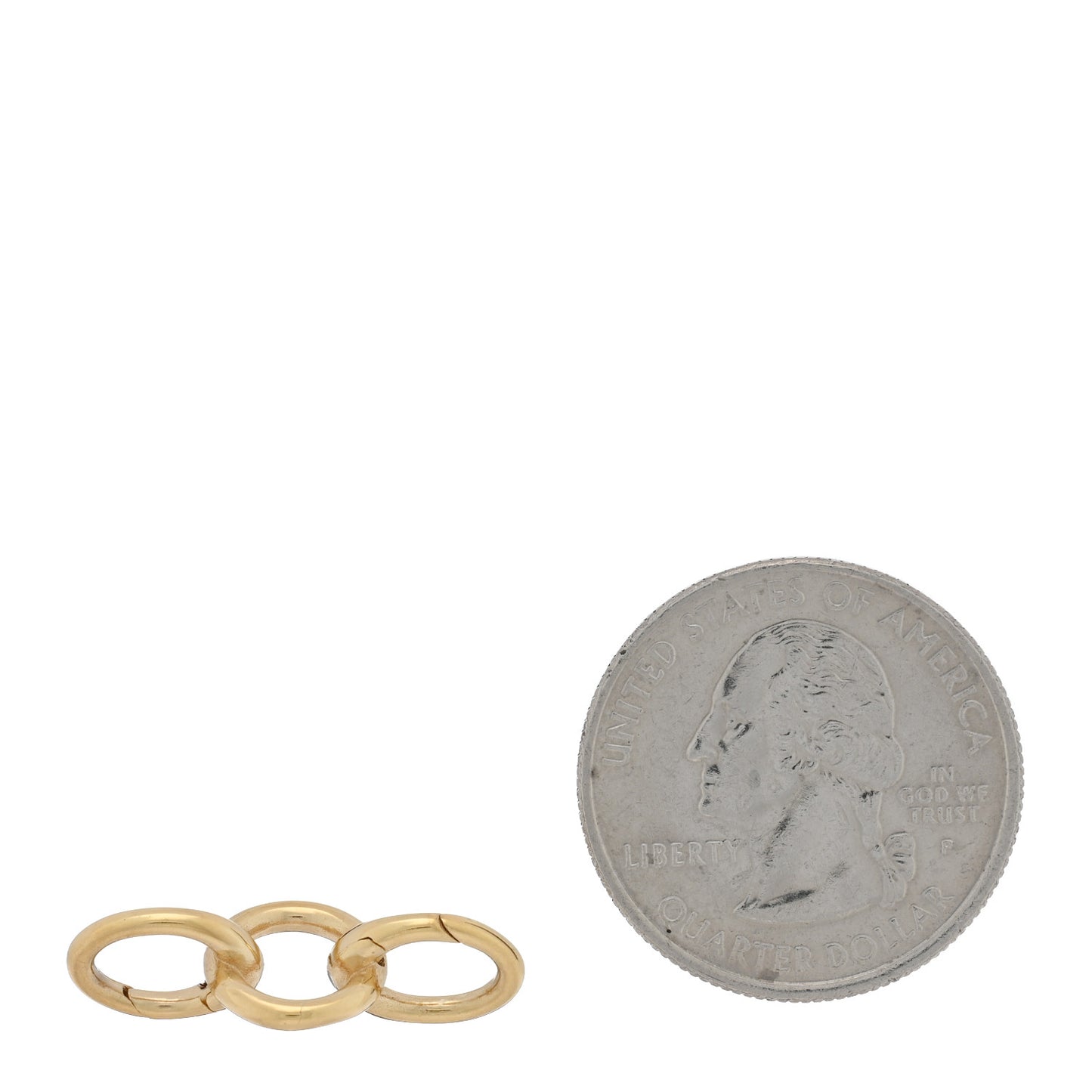 18K Yellow Gold Triple Annex Link