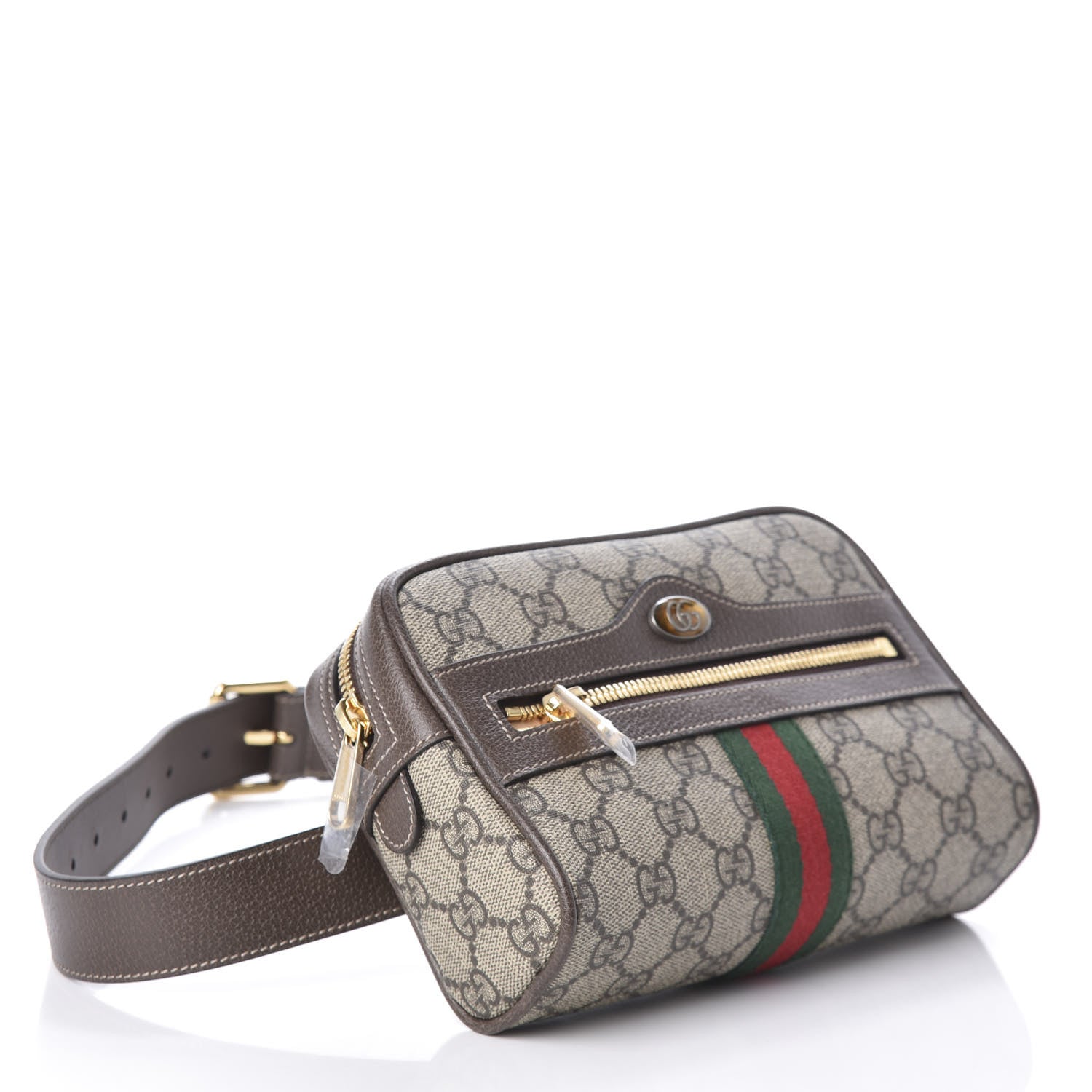 Gucci GG Supreme Monogram Web Small Ophidia Belt Bag 75 30 Dark Brown 4 of 9