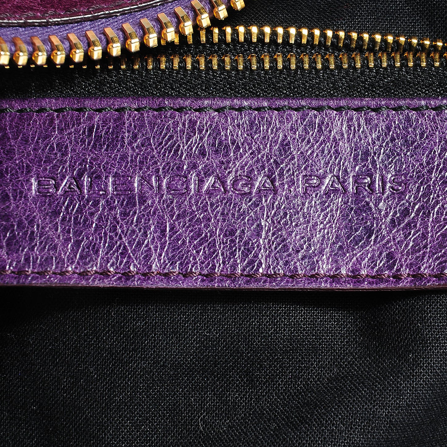 Chevre Giant 21 Gold Hardware Work Violet