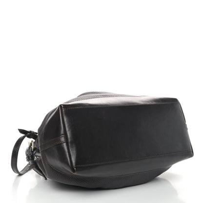 Burberry Grainy Calfskin Shoulder Bag Dark Chocolate 3 of 7