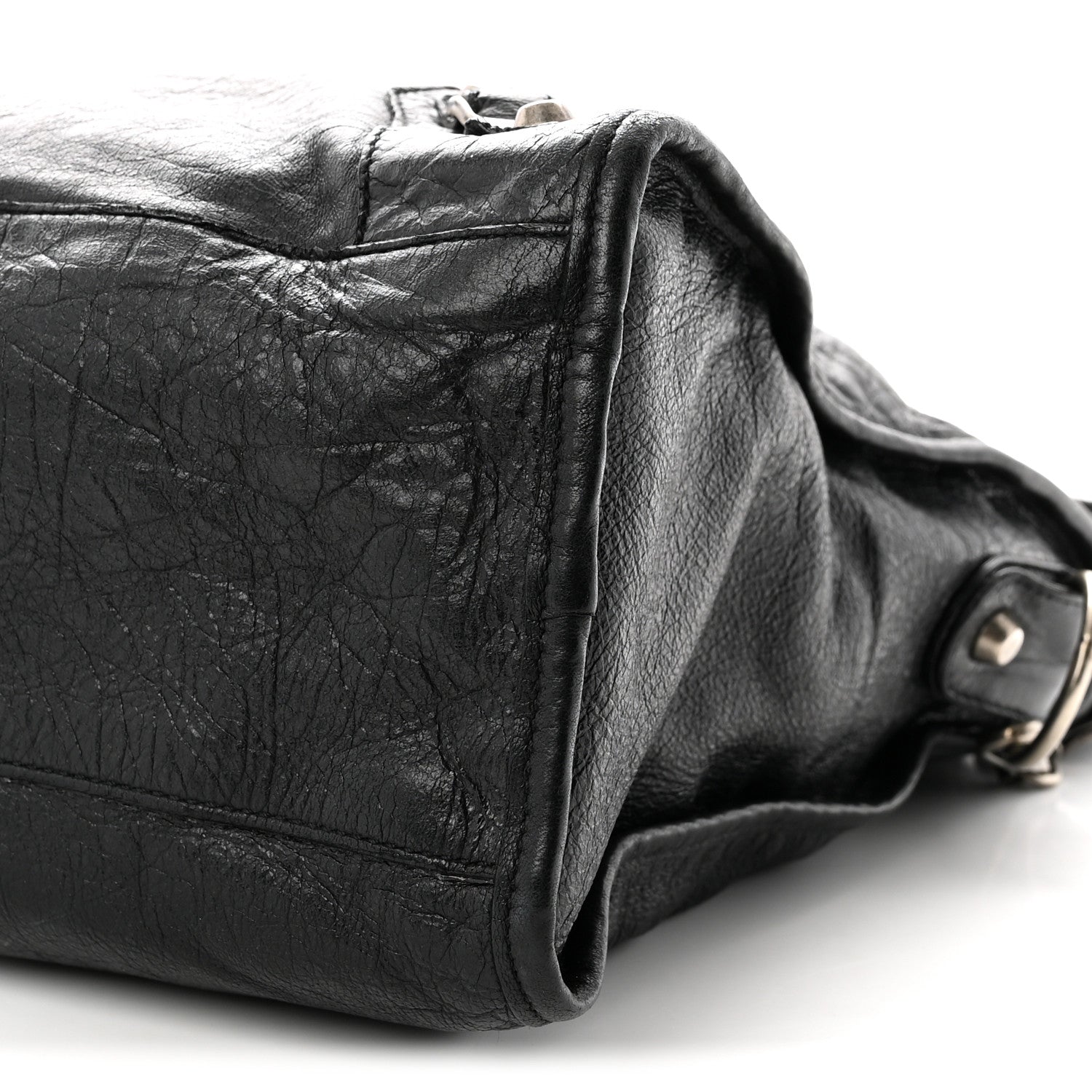 Balenciaga Agneau Classic Silver Hardware City Black 11 of 12