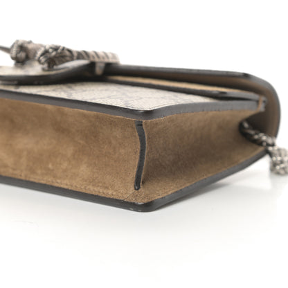 Gucci GG Supreme Monogram Super Mini Dionysus Shoulder Bag Taupe 9 of 12