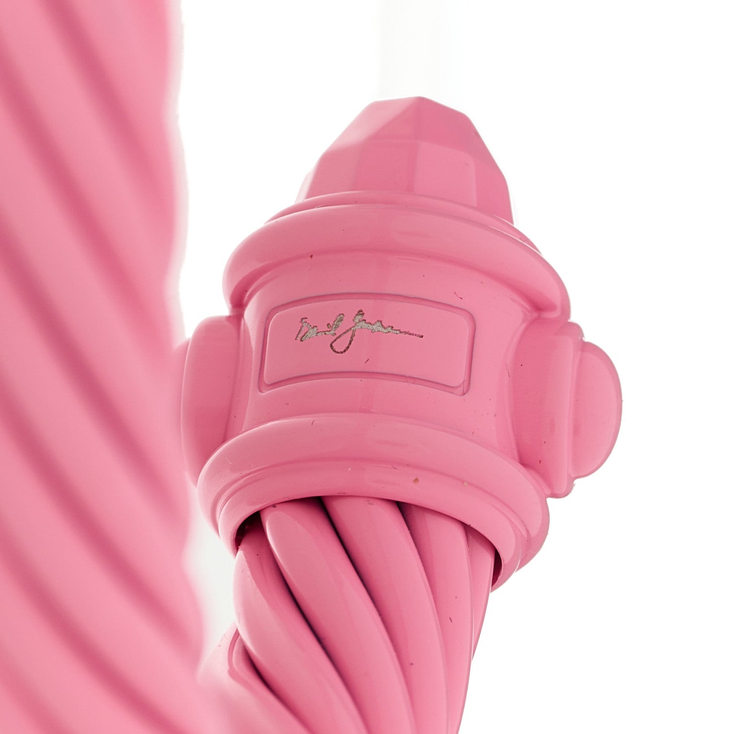 David Yurman Aluminum 10mm Renaissance Bracelet Pink 3 of 3