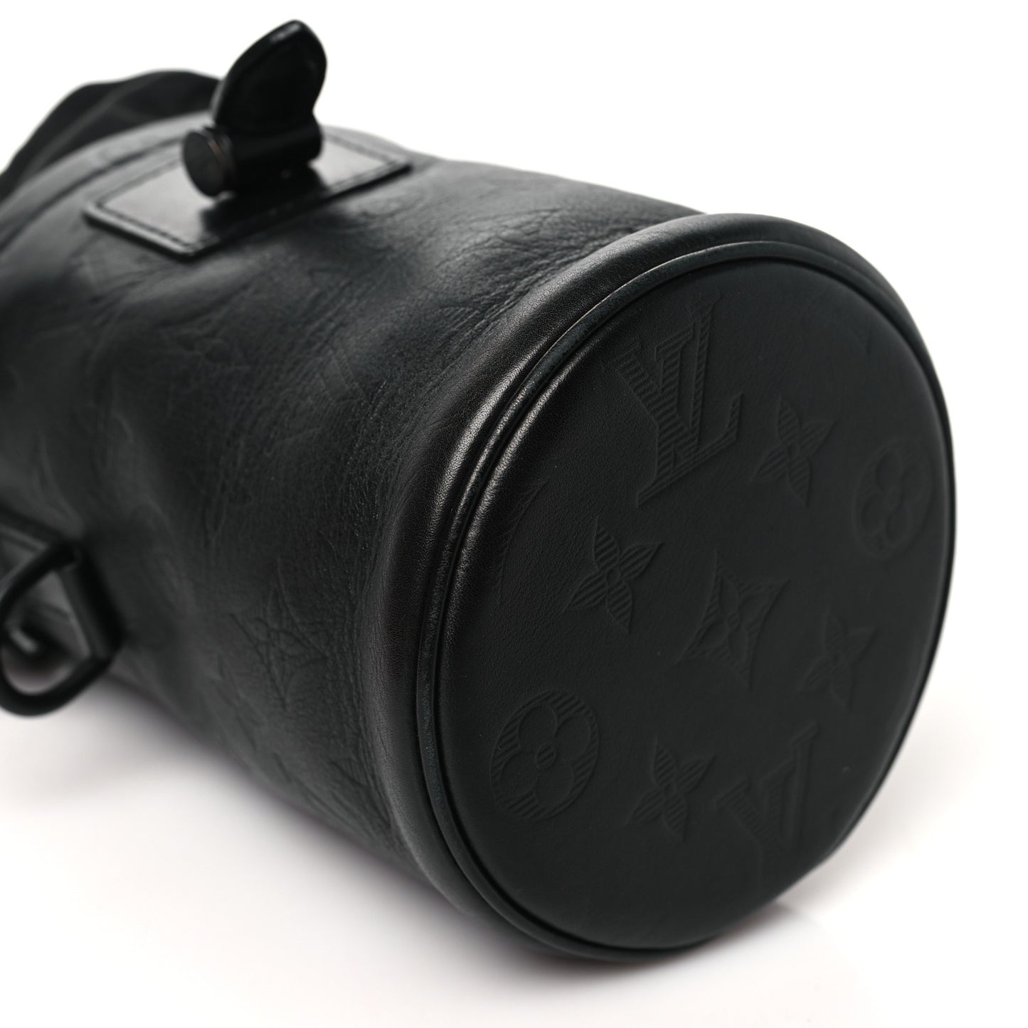 Shadow Monogram Chalk Nano Bag Black
