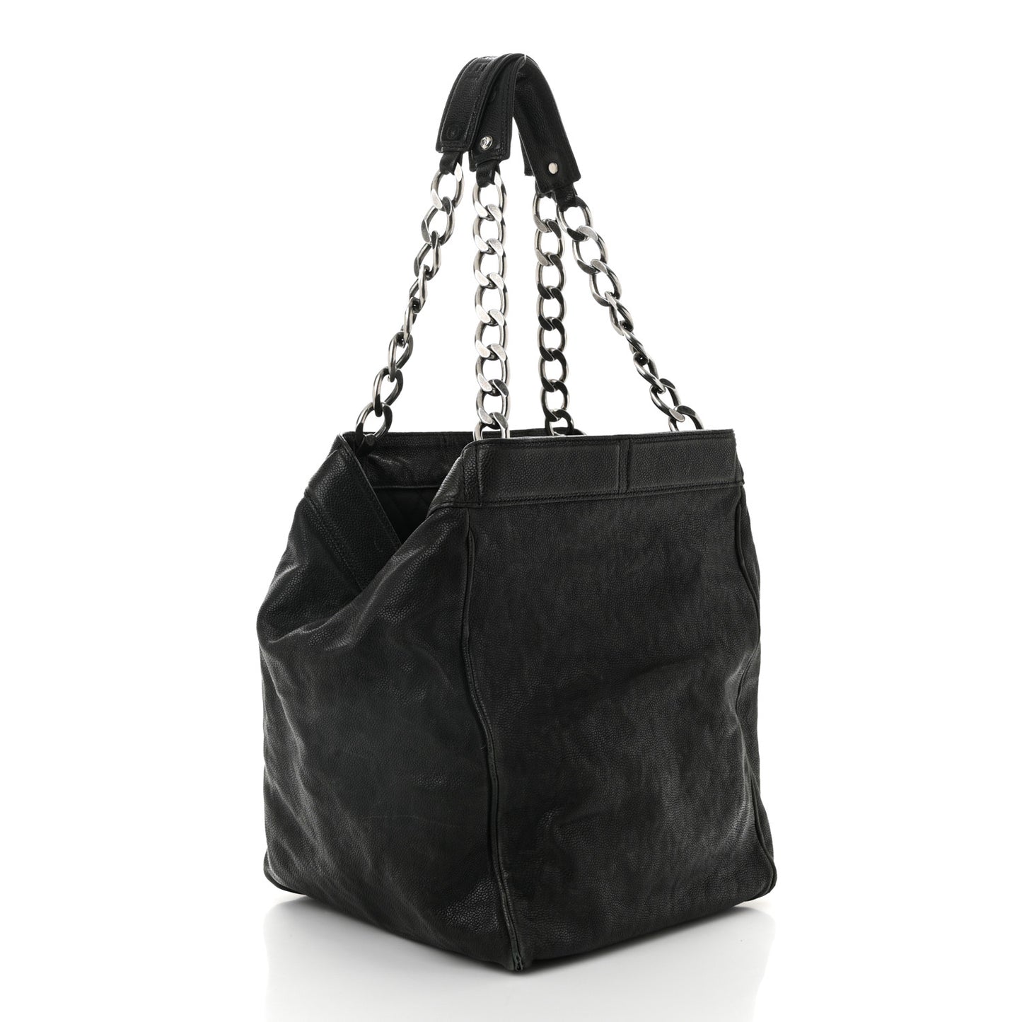Caviar CC Shoulder Bag Black