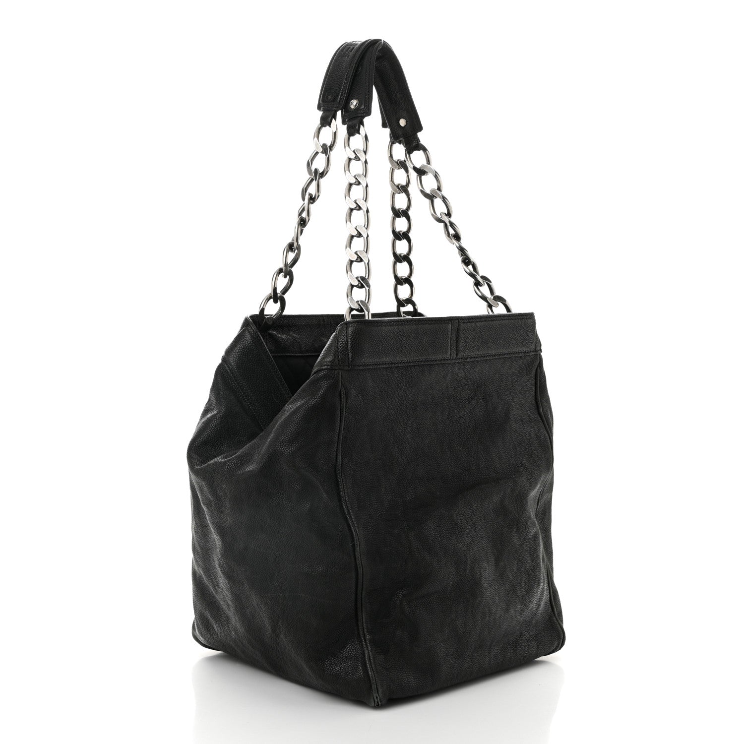 Chanel Caviar CC Shoulder Bag Black 3 of 12
