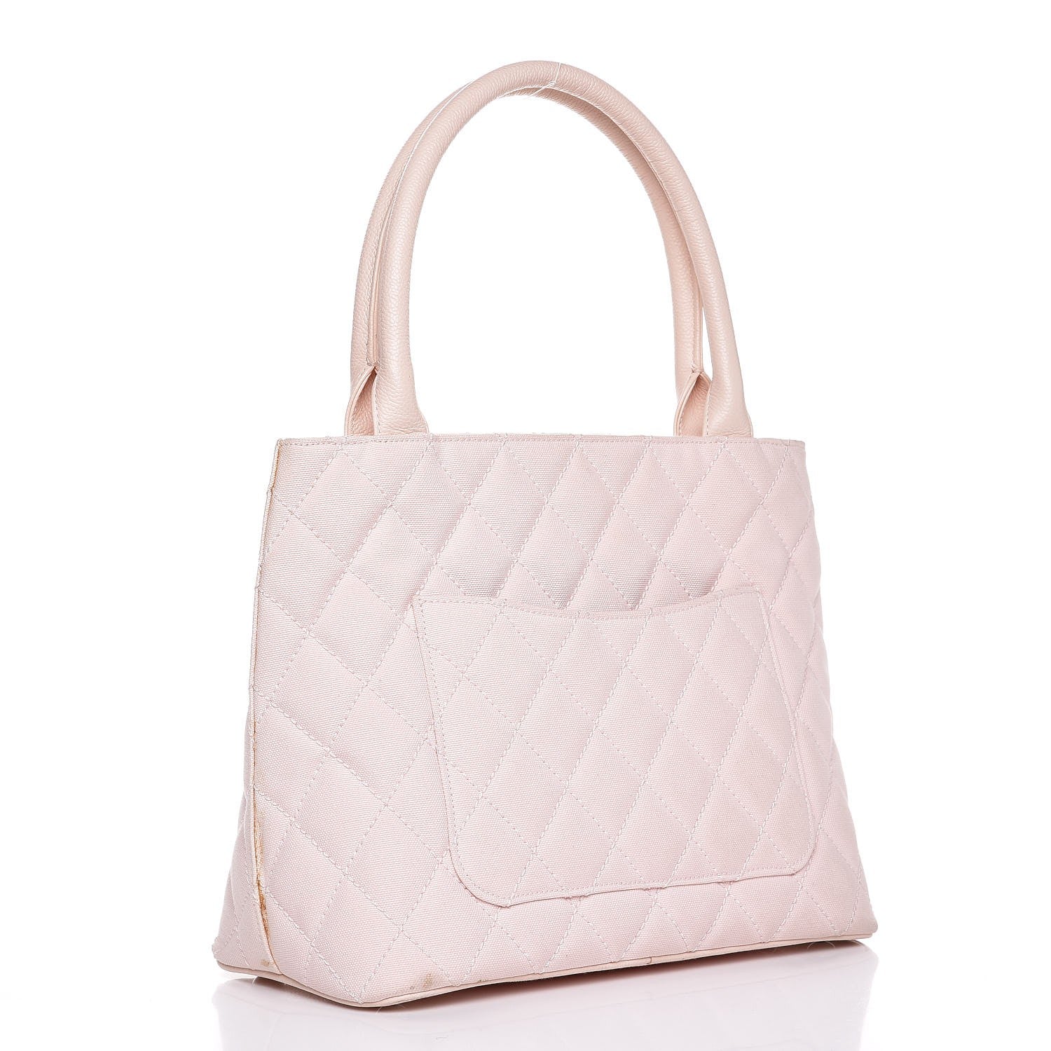 Chanel Canvas Caviar Tassel Tote Light Pink 3 of 18