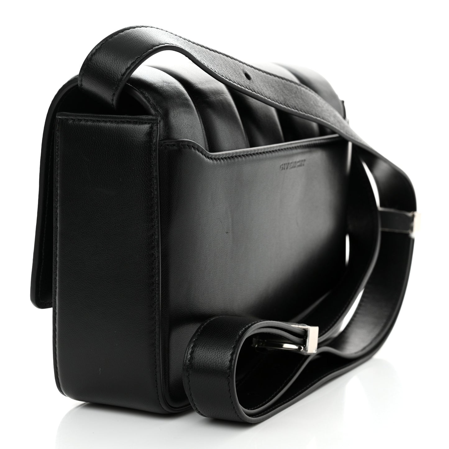 Lambskin 4G Medium Padded Crossbody Bag Black