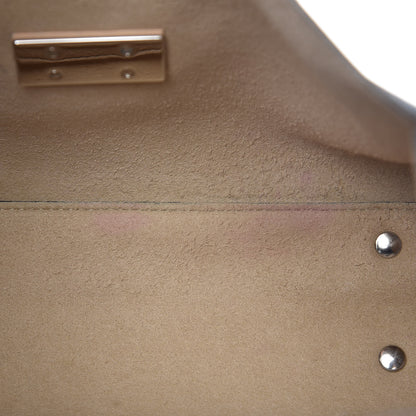 Givenchy Grained Calfskin Small Shark Lock Satchel Mineral Blue 10 of 17