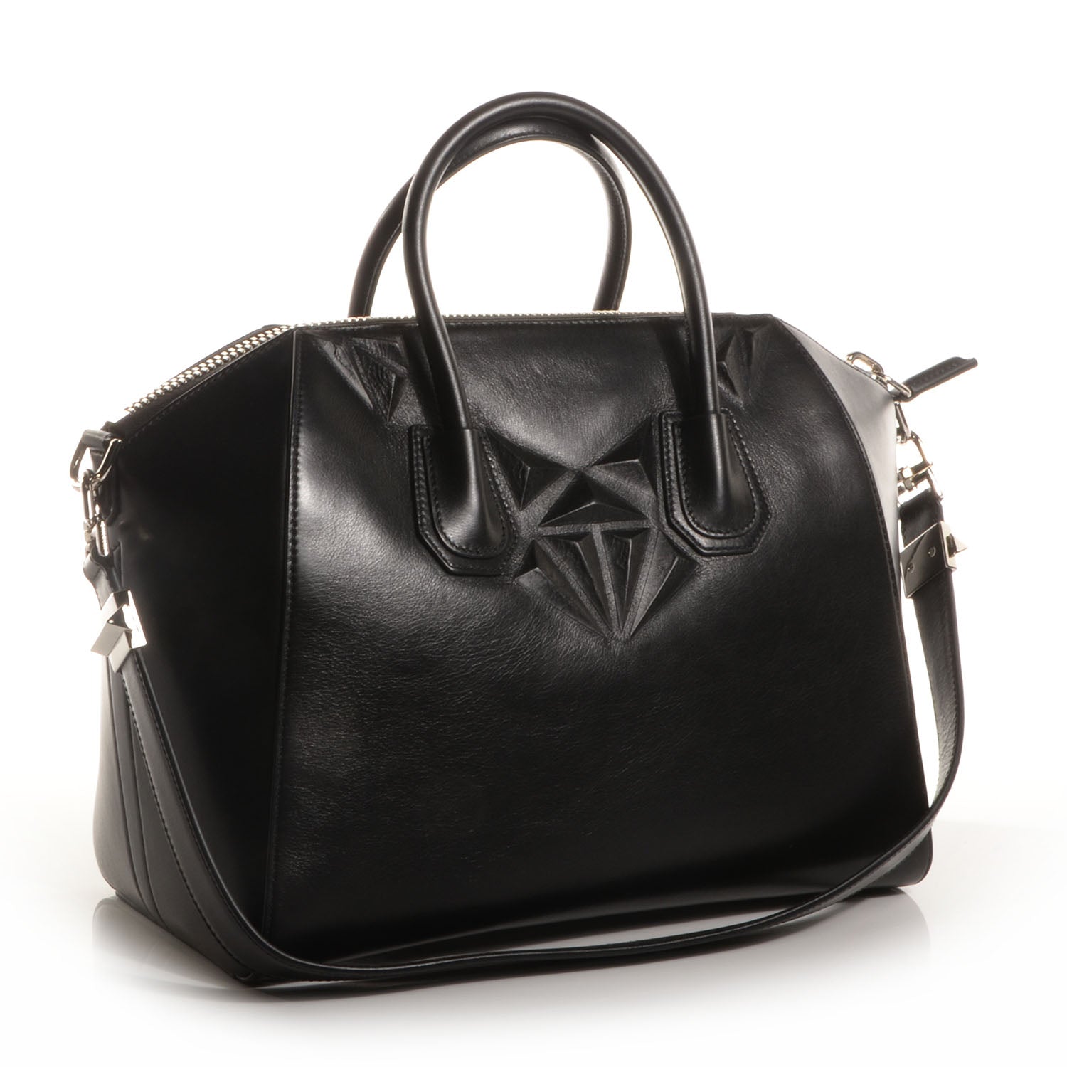 Givenchy Calfskin 3D Stud Medium Antigona Black 3 of 10
