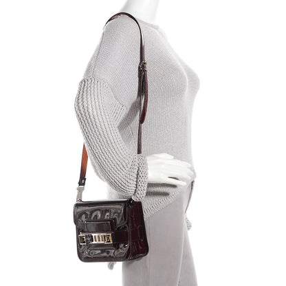 Proenza Schouler Patent PS11 Tiny Shoulder Bag Pinot Noir 2 of 8