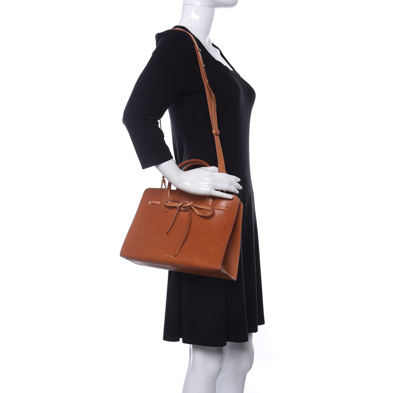 Mansur Gavriel Vegetable Tanned Calfskin Mini Sun Bag Cammello 2 of 18