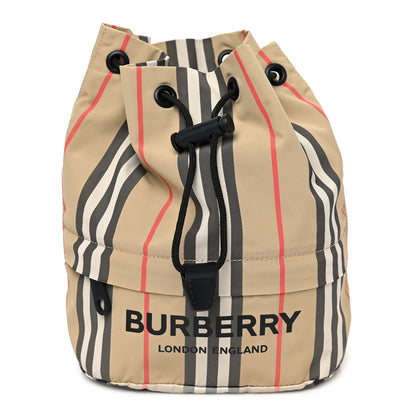 Burberry Econyl Icon Stripe Phoebe Drawcord Pouch Archive Beige 1 of 10