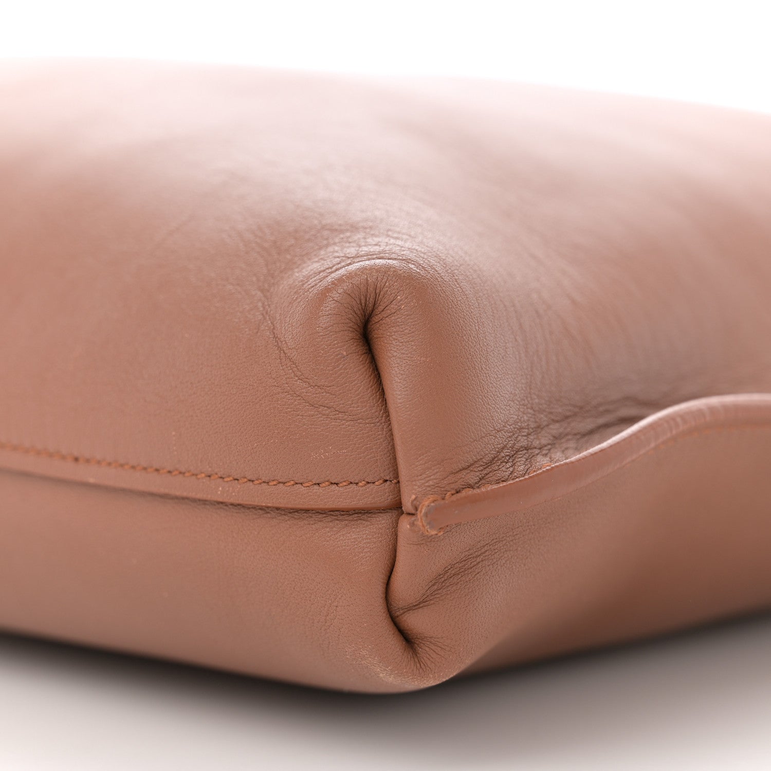 Saint Laurent Calfskin Medium Suzanne Hobo Brick 11 of 12