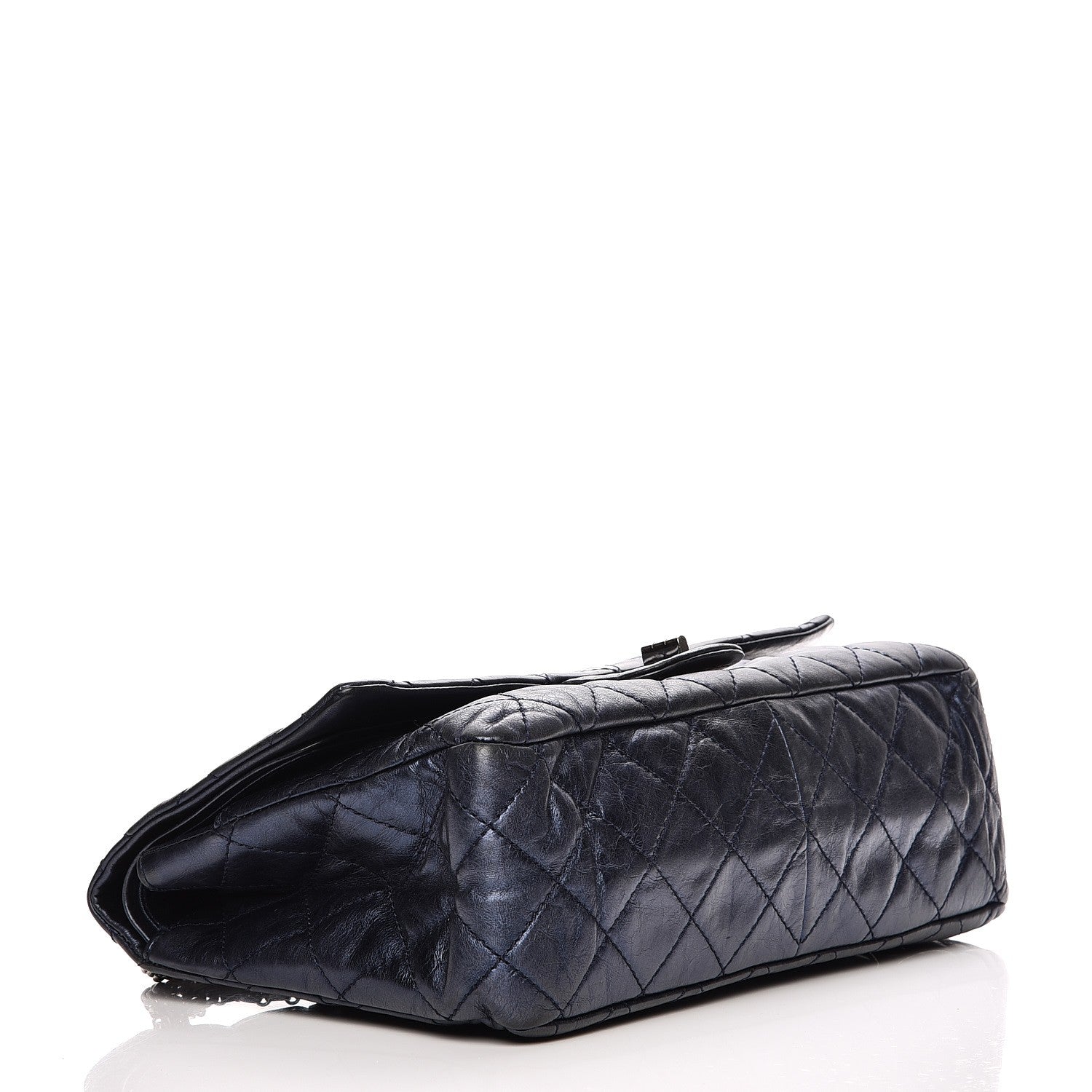 Chanel Metallic Calfskin 2.55 Reissue Flap 227 Blue 4 of 12