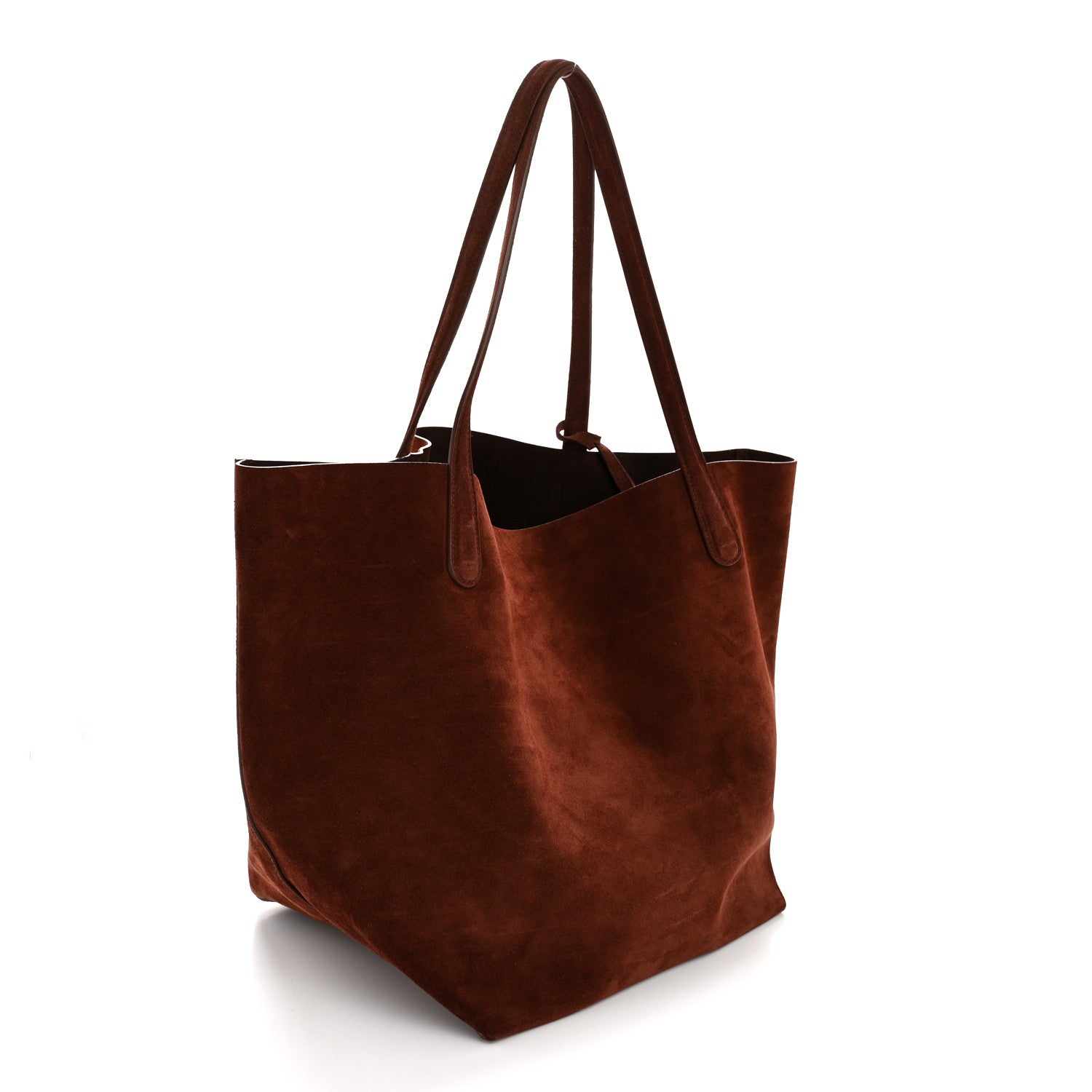 Mansur Gavriel Suede Everyday Soft Tote Chocolate 4 of 11