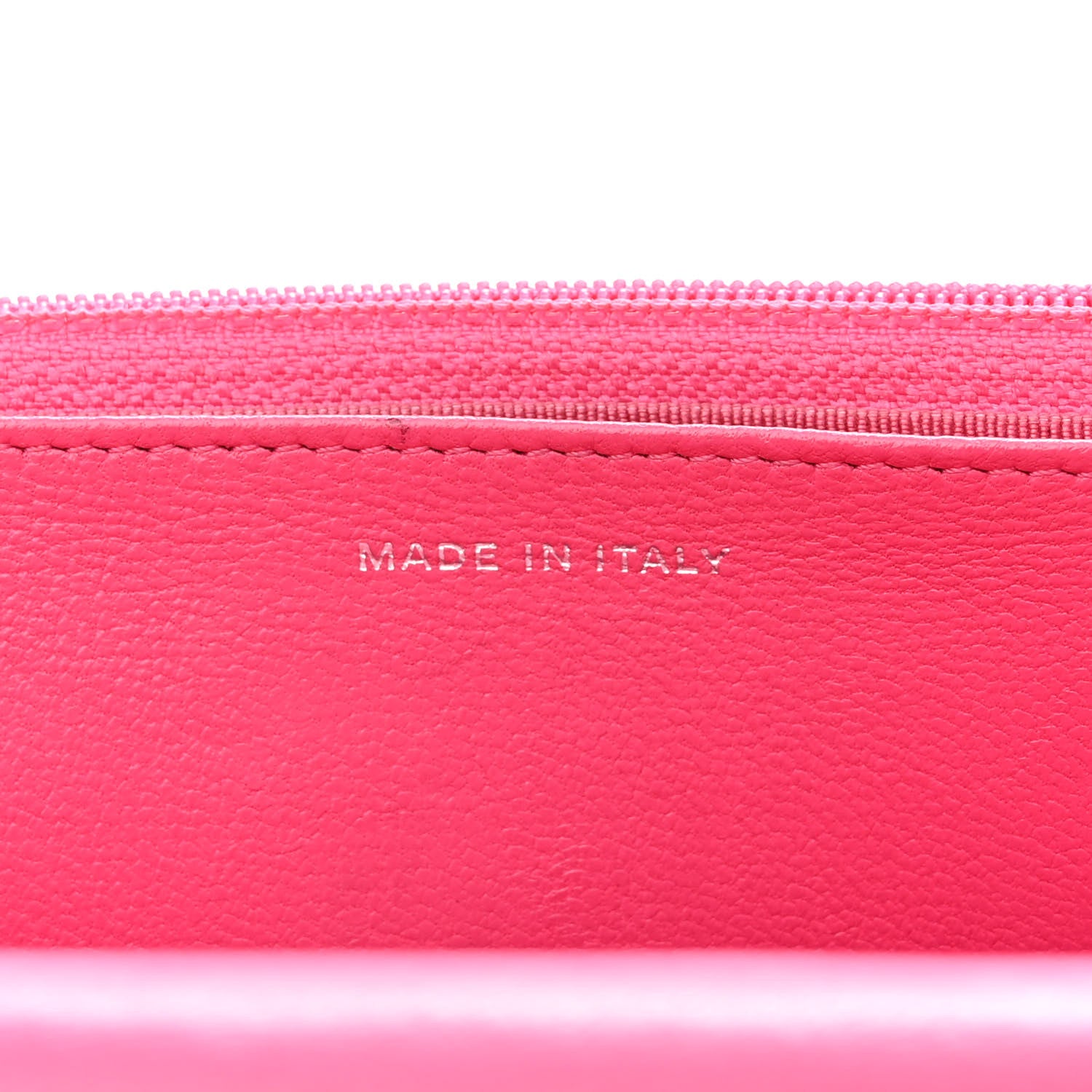 Chanel Lambskin Quilted Wallet On Chain WOC Dark Pink 7 of 21