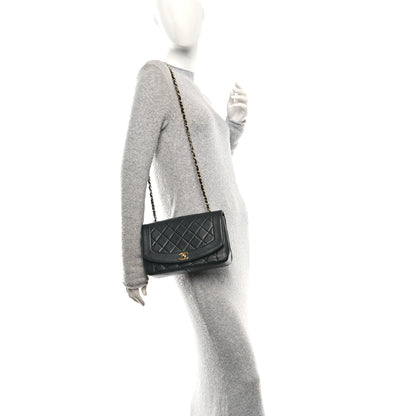 Chanel Lambskin Quilted Small Single Flap Black 2 of 16