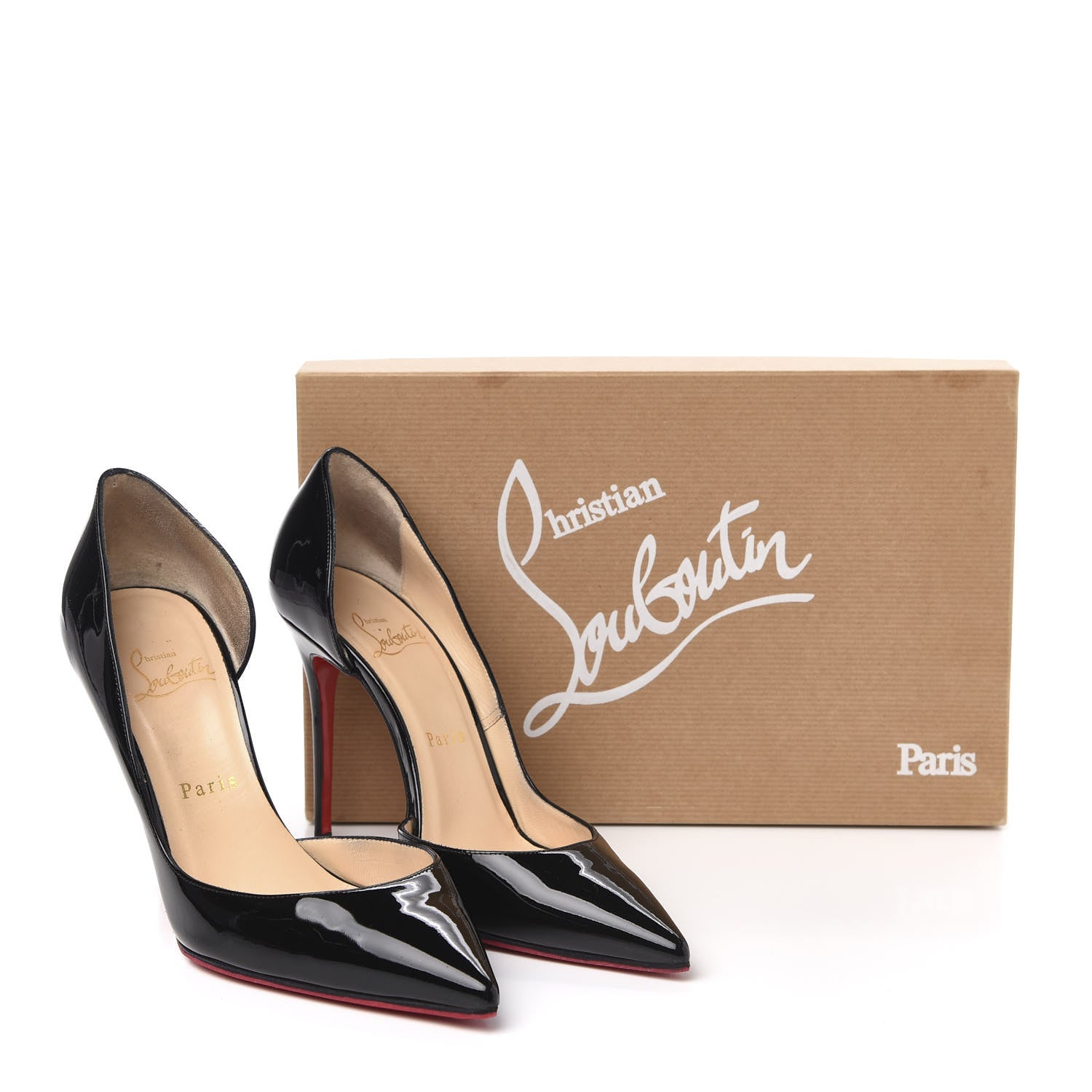 Christian Louboutin Patent Iriza 100 Pumps 37.5 Black 13 of 13
