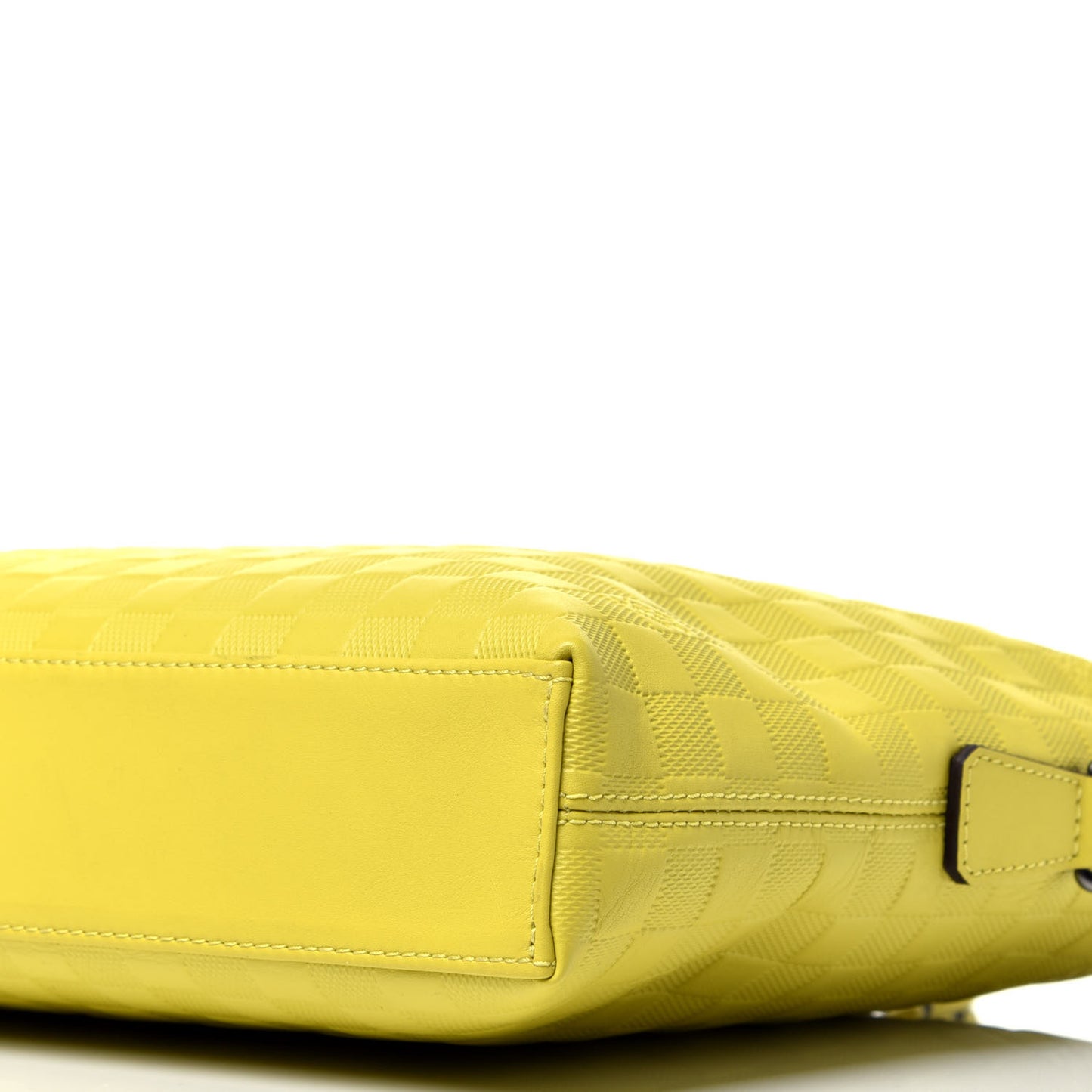 Damier Infini Porte-Documents Vert Acide