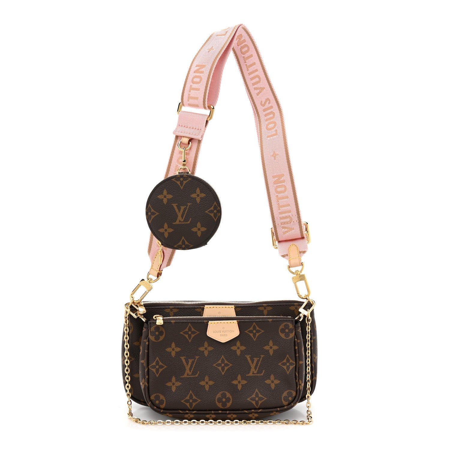 Louis Vuitton Monogram Multi Pochette Accessories Rose Clair 1 of 12