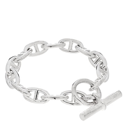 Hermes Sterling Silver GM Chaine d'Ancre Bracelet 1 of 4