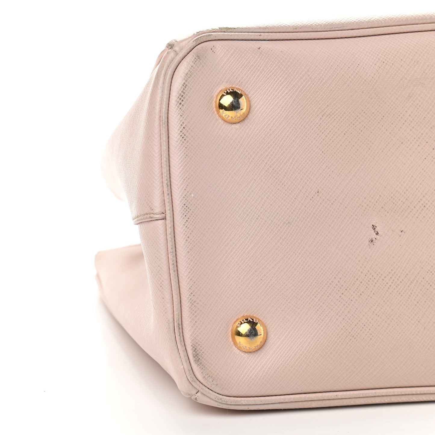 Saffiano Lux Small Double Zip Tote Cammeo
